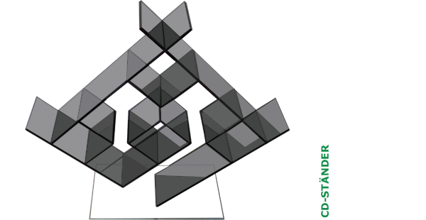 Glasatelier Schönefled - CD-Ständer - Glaser München