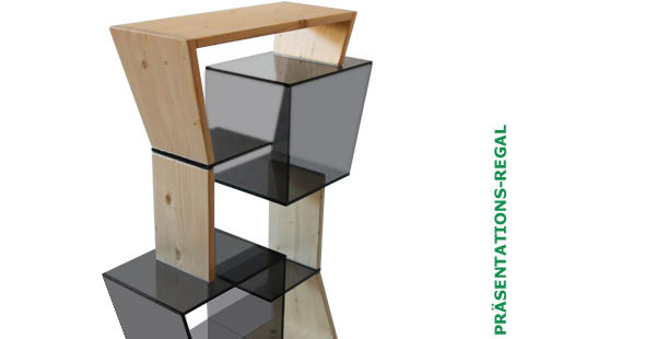 Glasatelier Schönefled - Präsentations-Regal - Glaser München